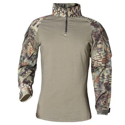 Tactici militare Alpinism în aer liber Costum de vânătoare pentru camping, Uniformă militară, Costum pentru parașuta armată, Antrenament cu pistol cu aer de camuflaj S