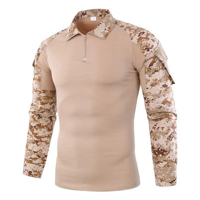 Tactici militare Alpinism în aer liber Costum de vânătoare pentru camping, Uniformă militară, Costum pentru parașuta armată, Antrenament cu pistol cu aer de camuflaj S