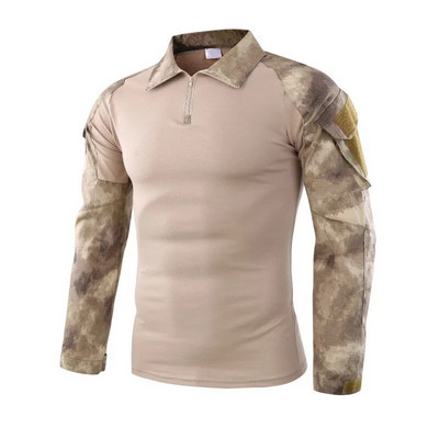 Tactici militare Alpinism în aer liber Costum de vânătoare pentru camping, Uniformă militară, Costum pentru parașuta armată, Antrenament cu pistol cu aer de camuflaj S