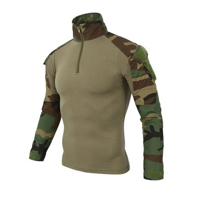 Tactici militare Alpinism în aer liber Costum de vânătoare pentru camping, Uniformă militară, Costum pentru parașuta armată, Antrenament cu pistol cu aer de camuflaj S