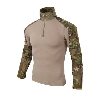 Tactici militare Alpinism în aer liber Costum de vânătoare pentru camping, Uniformă militară, Costum pentru parașuta armată, Antrenament cu pistol cu aer de camuflaj S
