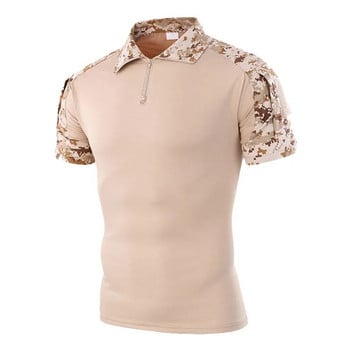 Υπαίθρια προπόνηση Tactical T-shirt Ανδρικό καλοκαιρινό κοντομάνικο American Camouflage Tactical G4