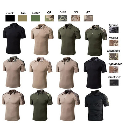 Υπαίθρια σκοποβολή Κυνήγι Woodland Shooting US Battle Dress Uniform Tactical BDU Combat Clothing Camouflage T-shirt