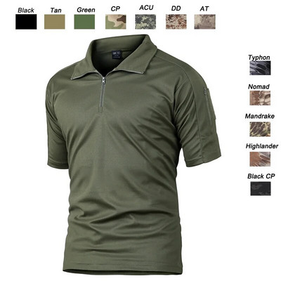 În aer liber Pădure Vânătoare Trage US Battle Dress Uniformă Tactică BDU Îmbrăcăminte de luptă Camuflaj Tricou