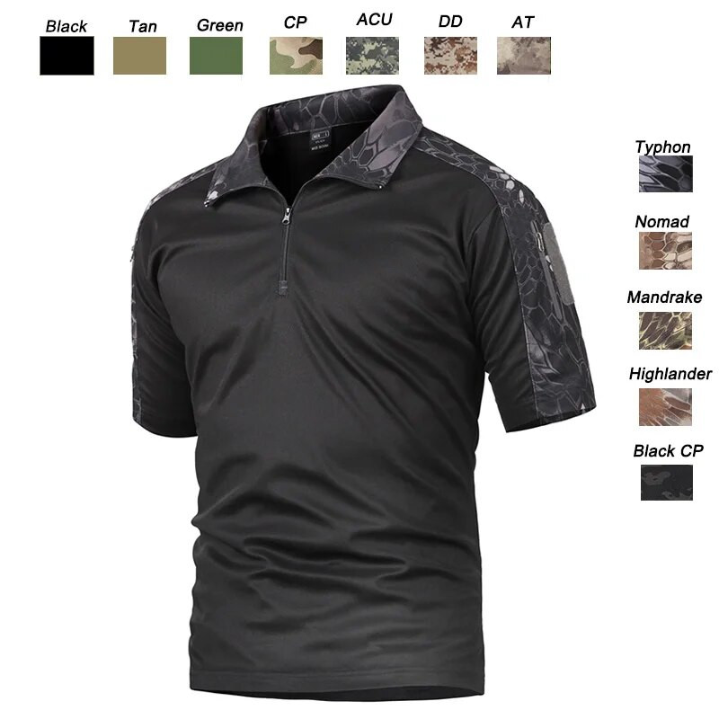 Υπαίθρια σκοποβολή Κυνήγι Woodland Shooting US Battle Dress Uniform Tactical BDU Combat Clothing Camouflage T-shirt