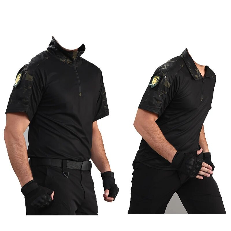 Υπαίθρια σκοποβολή Κυνήγι Woodland Shooting US Battle Dress Uniform Tactical BDU Combat Clothing Camouflage T-shirt