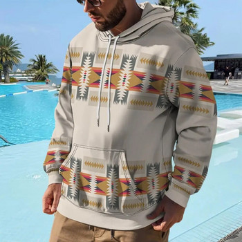 Hanorace cu mânecă lungă cu imprimeu geometric, gotic, pentru bărbați, 2023, îmbrăcăminte de stradă, ocazional supradimensionat, hanorace vintage hip hop pentru bărbați, harajuku