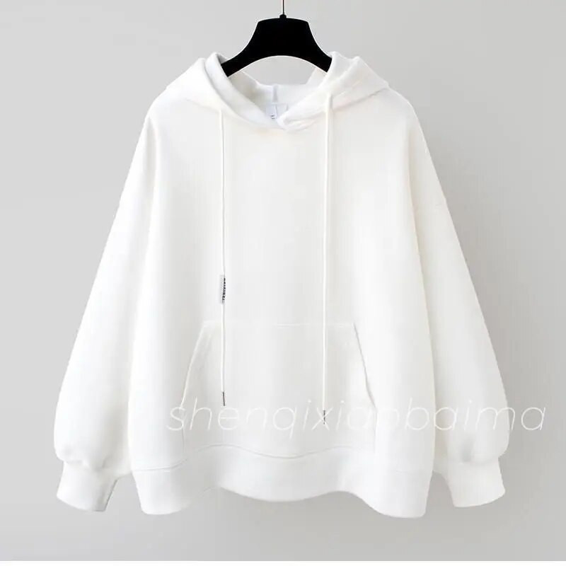 Λούτρινο και παχύρρευστο μονόχρωμο πουλόβερ με κουκούλα πίσω με φερμουάρ Μακριά μανίκια Νέα φθινοπωρινά χειμωνιάτικα πανωφόρια φαρδιά πουλόβερ μπάσκετ