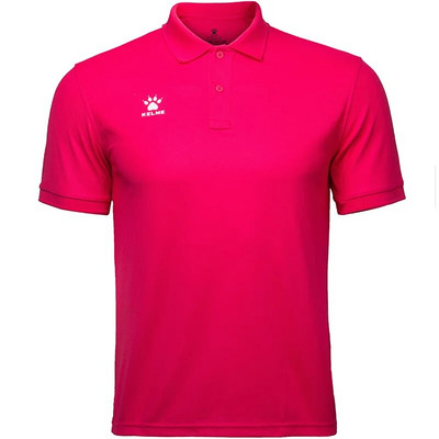 KELME Tricou polo de antrenament pentru bărbați Cămăși din bumbac pentru alergare de vară Topuri casual cu mânecă scurtă Polo pentru bărbați K15F117