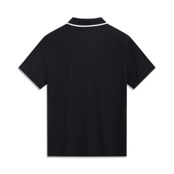 Li-Ning ανδρικό αθλητικό μπλουζάκι POLO αναπνεύσιμο 100% βαμβάκι με κανονική εφαρμογή Άνετη επίστρωση AML Leisure Sports Tee Tops APLT097