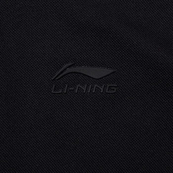 Li-Ning Мъжка спортна тениска POLO Дишаща тениска от 100% памук Обикновена кройка Удобно AML покритие Спортни тениски за свободното време APLT097