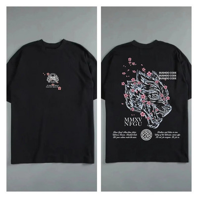 WOLVES SHE Flower print Βαμβακερά γραφικά μπλουζάκια Γυναικεία χιπ χοπ casual streetwear μπλουζάκια καλοκαιρινά vintage μπλουζάκια για ζευγάρια