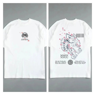 WOLVES SHE Flower print Βαμβακερά γραφικά μπλουζάκια Γυναικεία χιπ χοπ casual streetwear μπλουζάκια καλοκαιρινά vintage μπλουζάκια για ζευγάρια