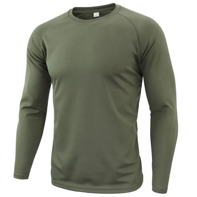 Tactical Military Shirt Ανδρικά Quick Dry Μπλουζάκια Καμουφλάζ για πεζοπορία σε εξωτερικούς χώρους Combat Sports Camping Κυνήγι Ψάρεμα Κύκλος Ρούχα