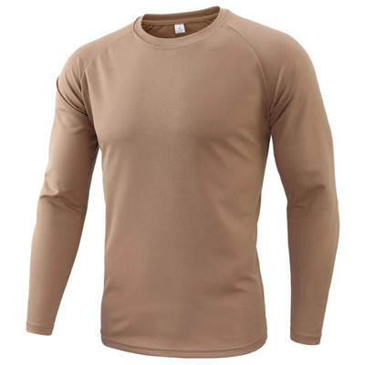 Taktiskais militārais krekls Vīriešu ātri nožūst āra pārgājieni maskēšanās T-krekli Cīņas Sports Kempings Medības Makšķerēšanas velosipēds Apģērbs