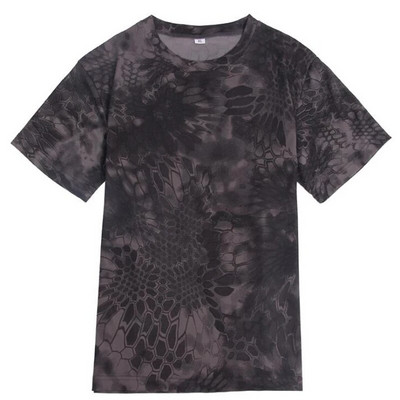 Taktiskais militārais krekls Vīriešu ātri nožūst āra pārgājieni maskēšanās T-krekli Cīņas Sports Kempings Medības Makšķerēšanas velosipēds Apģērbs