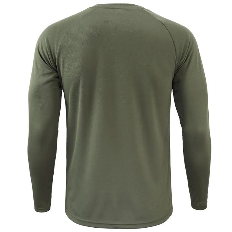 Taktiskais militārais krekls Vīriešu ātri nožūst āra pārgājieni maskēšanās T-krekli Cīņas Sports Kempings Medības Makšķerēšanas velosipēds Apģērbs