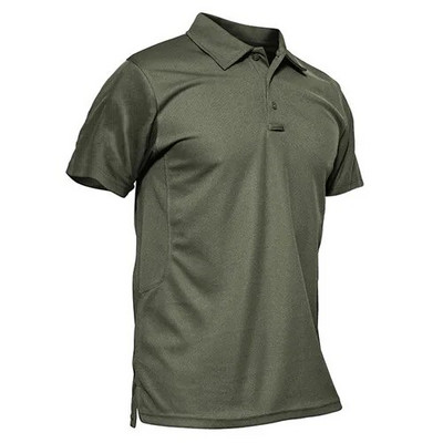 EKLENTSON tricou armată pentru bărbați cu mânecă scurtă în aer liber, respirabil, alpinism, drumeții, pescuit, tricou tactic de luptă, maiuri
