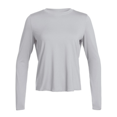 CRZ YOGA kerged pikkade varrukatega treeningsärgid naistele UPF 50+ jooksusärk kõrge kaelusega sportlikud treeningtopid