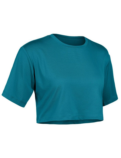 Dámske tričká s krátkym rukávom CRZ YOGA, ľahké priedušné tričká na cvičenie, krátke tričká s vysokým golierom a športové tričká na jogu