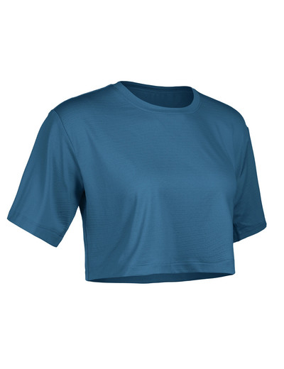 Dámske tričká s krátkym rukávom CRZ YOGA, ľahké priedušné tričká na cvičenie, krátke tričká s vysokým golierom a športové tričká na jogu