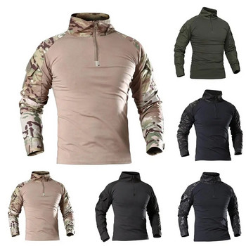 2021 Нова мъжка бойна риза Горна униформа Еърсофт камуфлаж Доказани бойни ризи Rapid Assault Риза с дълъг ръкав Battle Strike
