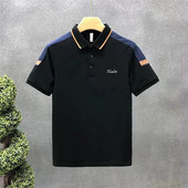 Cămașă POLO subțire pentru bărbați la modă de golf de vară, cămașă POLO cu mânecă scurtă pentru bărbați de ultimă generație