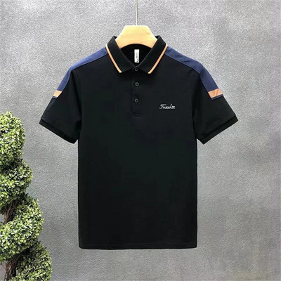 Лятна голф модна мъжка тънка тениска ПОЛО, модна нова мъжка тениска ПОЛО с къс ръкав от висок клас