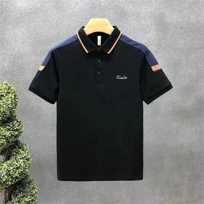 Cămașă POLO subțire pentru bărbați la modă de golf de vară, cămașă POLO cu mânecă scurtă pentru bărbați de ultimă generație