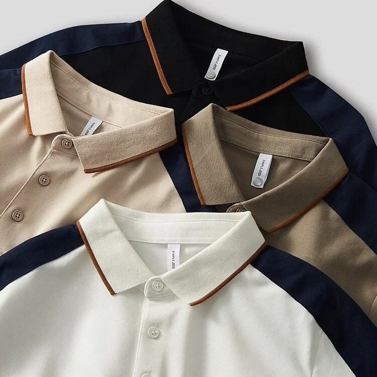 Suvine Golf Fashion meeste õhuke polosärk, moodne uus meeste lühikeste varrukatega polosärk