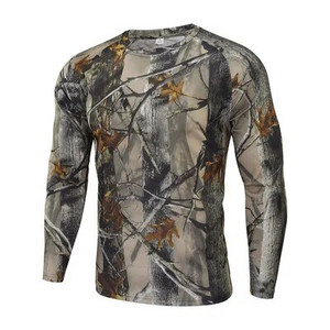 Nou tricou tactic militar de camuflaj pentru bărbați, respirabil, uscare rapidă, luptă cu mânecă completă, tricou pentru bărbați
