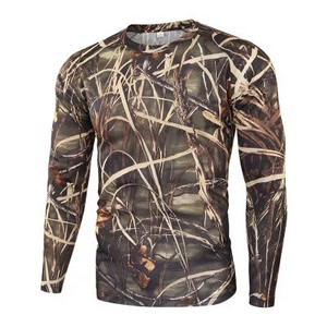 Nou tricou tactic militar de camuflaj pentru bărbați, respirabil, uscare rapidă, luptă cu mânecă completă, tricou pentru bărbați