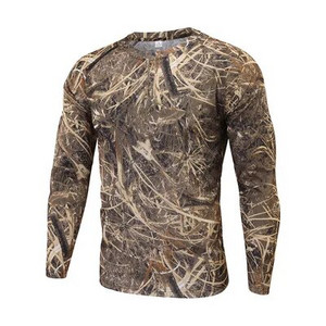 Nou tricou tactic militar de camuflaj pentru bărbați, respirabil, uscare rapidă, luptă cu mânecă completă, tricou pentru bărbați