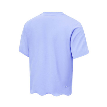 Γυναικείο μπλουζάκι γυμναστικής Li-Ning FITNESS 43%βισκόζη 41% νάιλον 11% μοντάλ 5% Spandex αναπνεύσιμη επένδυση Regular Fit Sports Tee ATST558
