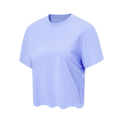 Γυναικείο μπλουζάκι γυμναστικής Li-Ning FITNESS 43%βισκόζη 41% νάιλον 11% μοντάλ 5% Spandex αναπνεύσιμη επένδυση Regular Fit Sports Tee ATST558