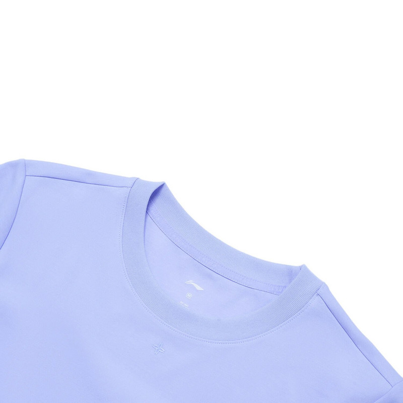 Γυναικείο μπλουζάκι γυμναστικής Li-Ning FITNESS 43%βισκόζη 41% νάιλον 11% μοντάλ 5% Spandex αναπνεύσιμη επένδυση Regular Fit Sports Tee ATST558