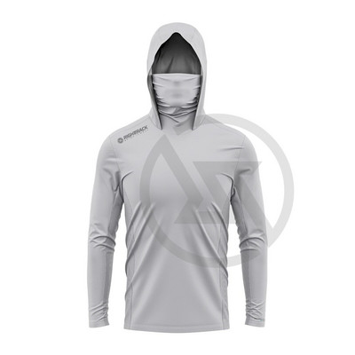 Mască de culoare solidă Hanorace Cămăși potrivite pentru pescuit, vânătoare, alpinism, camping, drumeții, protecție solară în aer liber, îmbrăcăminte respirabilă