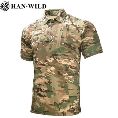 Tricouri Camo pentru bărbați Cămașă cu mânecă scurtă, cu uscare rapidă, pentru camping, în aer liber, pentru drumeții, pentru vânătoare, pentru luptă, pentru bărbați, îmbrăcăminte tactică, respirabilă