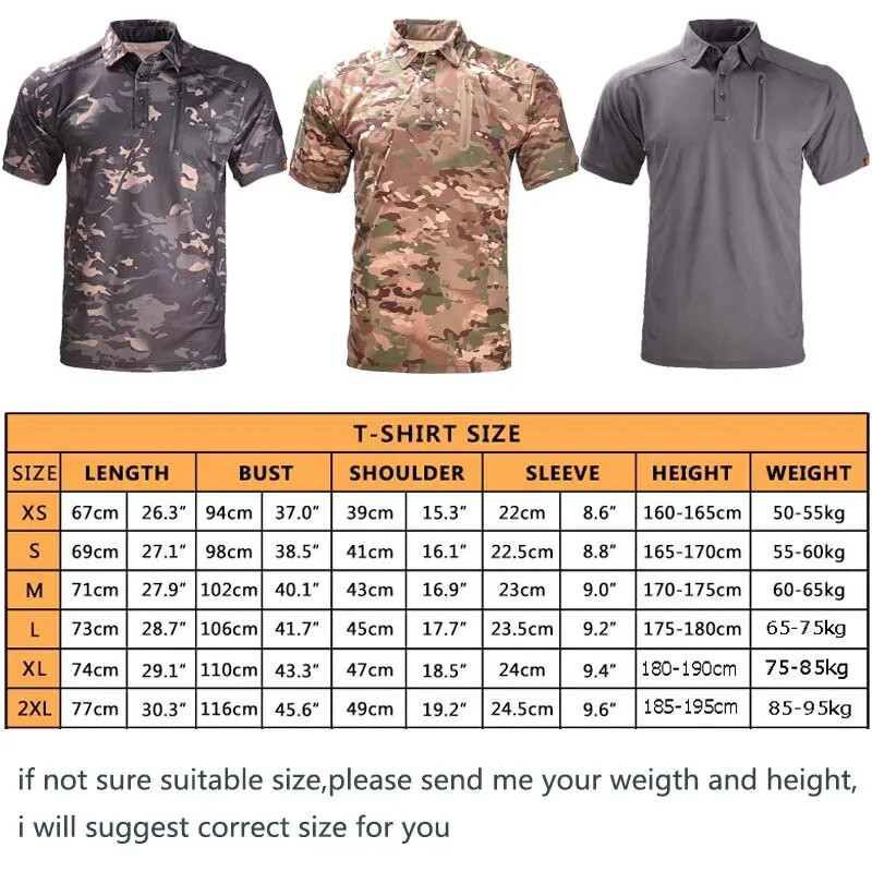 Ανδρικά T-Shirts Camo Quick Dry κοντομάνικο πουκάμισο Camping Outdoor Hiking Top Hunting Army Combat Ανδρικά ρούχα τακτικής αναπνοής