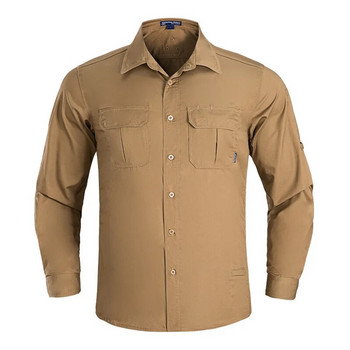 Ανδρικό πουκάμισο Quick Dry Tactical μακρυμάνικο πουκάμισο αναρρίχησης Ανδρικό πουκάμισο ψαρέματος Quick Dry Hunting Στρατιωτικό πουκάμισο Combat Ρούχα στρατού