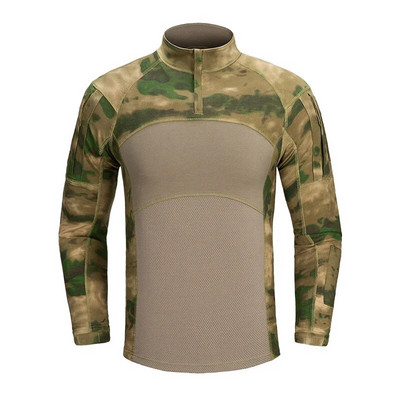 Meeste Camo armee lahingusärk pikkade varrukatega sõjasärgid Quick Dry Tactical kalapüügisärk Matkasärk Meeste jahiriided