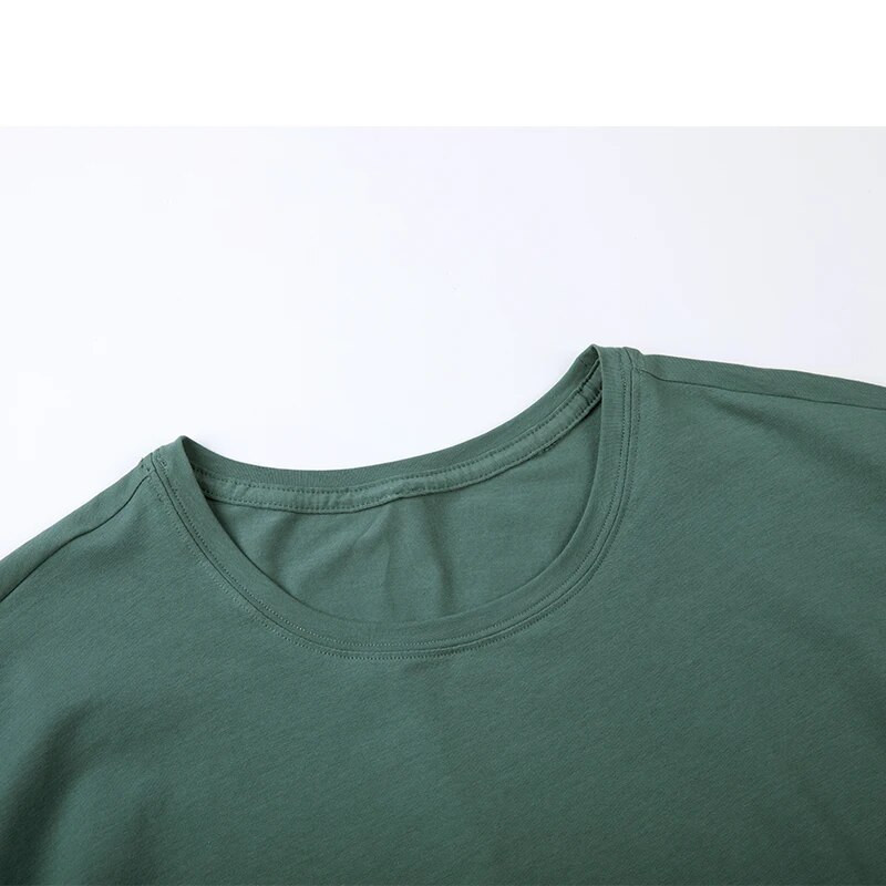 SYROKAN Sieviešu Pima Cotton Workout Crop Topi ar īsām piedurknēm skriešanas T-krekli Ikdienas Athletic T-krekli