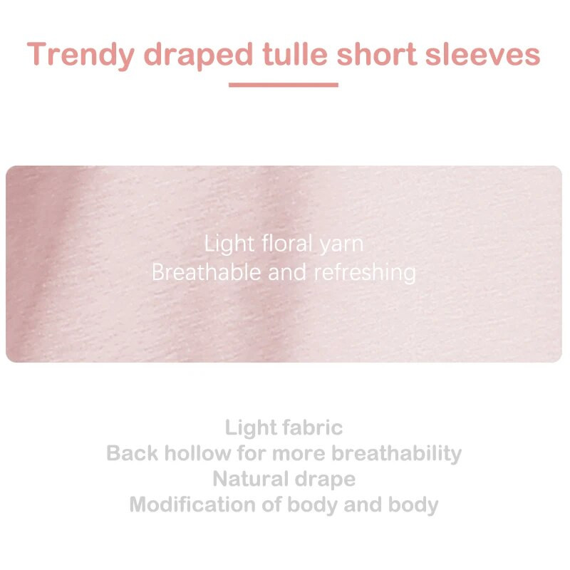 Vasaras treniņi vaļīgs jogas apģērbs ar īsām piedurknēm sievietēm, elpojošs ikdienas sporta fitness, skriešana ar īsām piedurknēm, ātri nožūstošs T-krekls