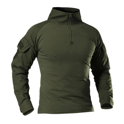 Uniformă de luptă Cămașă militară Camuflaj Armata SUA Mărime asiatică S-3XL Cargo Sport Topuri Airsoft Paintball Tricouri tactice Drumeții