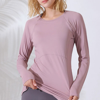 Sean Tsing® Γυναικεία πουκάμισα Activewear Μακρυμάνικα μπλουζάκια για προπόνηση Μπλουζάκι γυμναστικής για υπαίθριο γυμναστήριο πεζοπορικά μπλουζάκια Quick Dry πουλόβερ Φθινόπωρο Χειμώνας