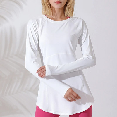 Sean Tsing® Γυναικεία πουκάμισα Activewear Μακρυμάνικα μπλουζάκια για προπόνηση Μπλουζάκι γυμναστικής για υπαίθριο γυμναστήριο πεζοπορικά μπλουζάκια Quick Dry πουλόβερ Φθινόπωρο Χειμώνας