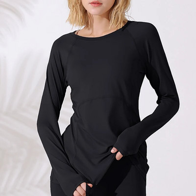 Sean Tsing® Γυναικεία πουκάμισα Activewear Μακρυμάνικα μπλουζάκια για προπόνηση Μπλουζάκι γυμναστικής για υπαίθριο γυμναστήριο πεζοπορικά μπλουζάκια Quick Dry πουλόβερ Φθινόπωρο Χειμώνας