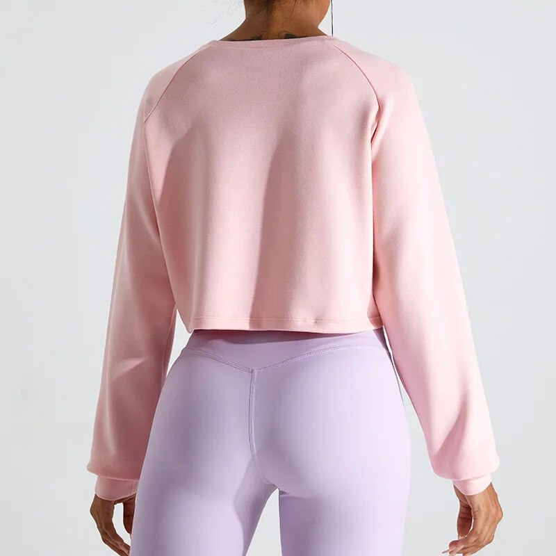 Spordi T-särgid Naistele surutud jõusaalijooga 2024. aasta spordisärk Sport Aktiivne kandmine Õues pikkade varrukatega vaba vabaaja spordirõivad