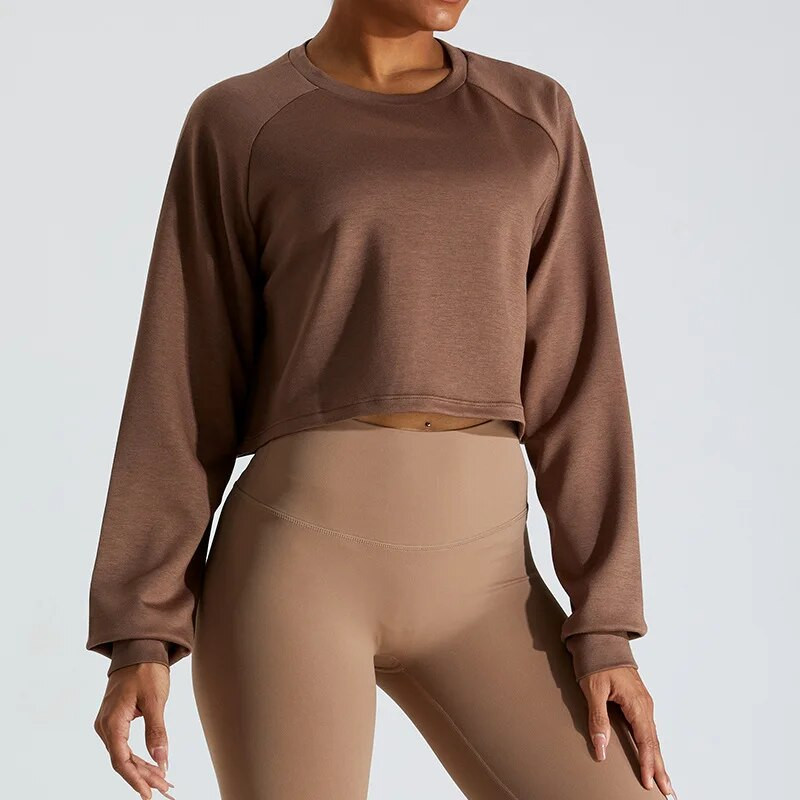 Spordi T-särgid Naistele surutud jõusaalijooga 2024. aasta spordisärk Sport Aktiivne kandmine Õues pikkade varrukatega vaba vabaaja spordirõivad