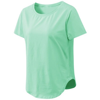 Naiste Quick Dry lühikeste varrukatega spordijooksmissärk Slim Tops Jooga T-särgid T-särgid Fitness Jõusaali treeningsärgid Graafilised T-särgid Naistele